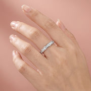 Pavé Serpentina Moissanite Ring